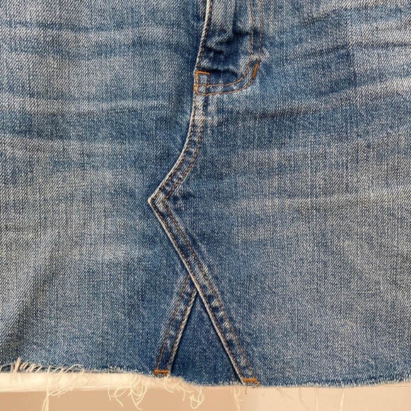 Madewell Frisco Denim A-Line Jean Mini Skirt - Picture 5 of 8